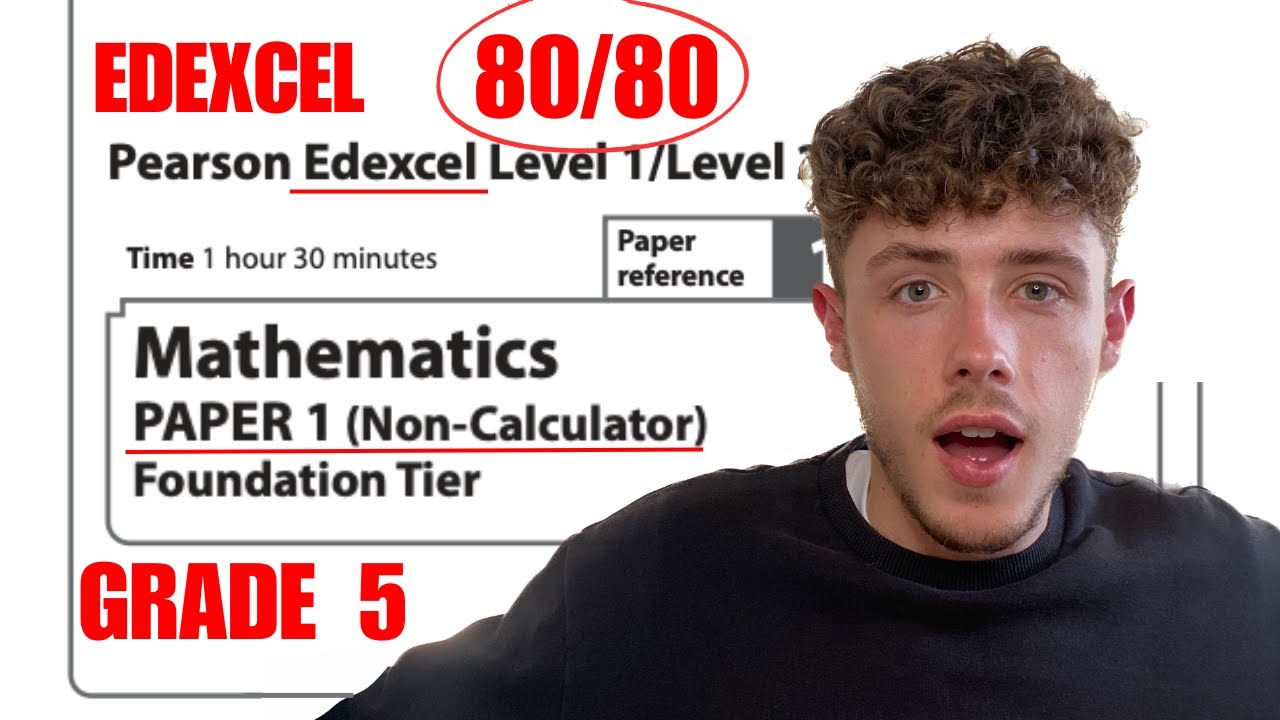 GCSE Maths Edexcel Paper 1 Foundation - Complete in 20 Minutes for Grade 5