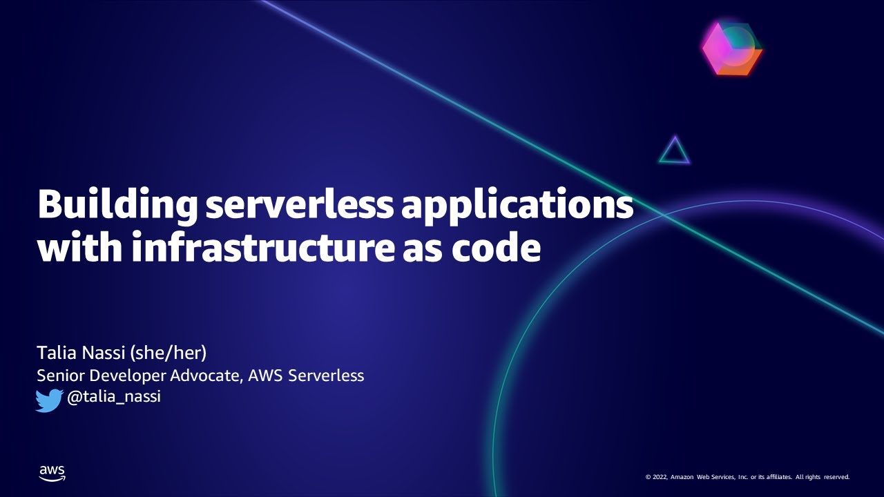 Serverless Apps with Infrastructure as Code on AWS 🌐
