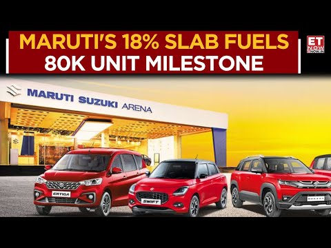 Maruti's Festive Frenzy: 80K+ Sales Surge On GST 2.0 Small Car Boom | Partho Banerjee | ET Now