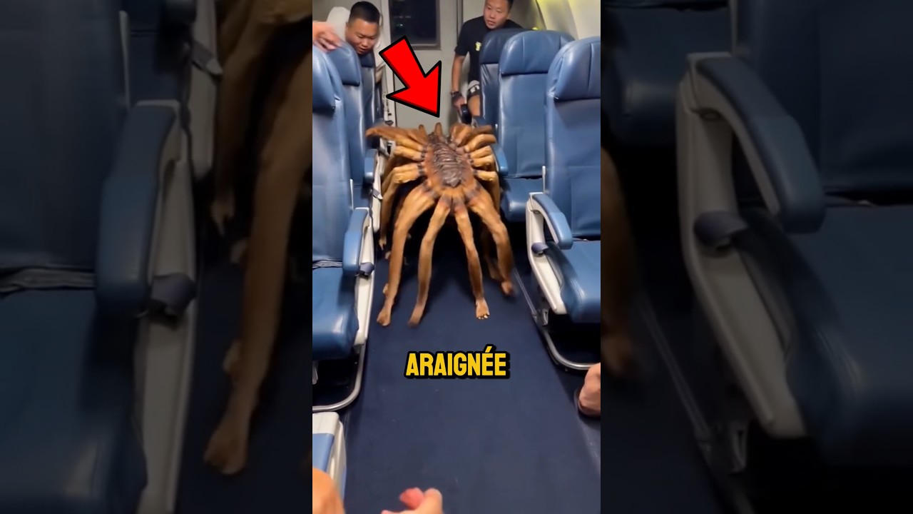 Créature mystérieuse dans l'avion ✈️