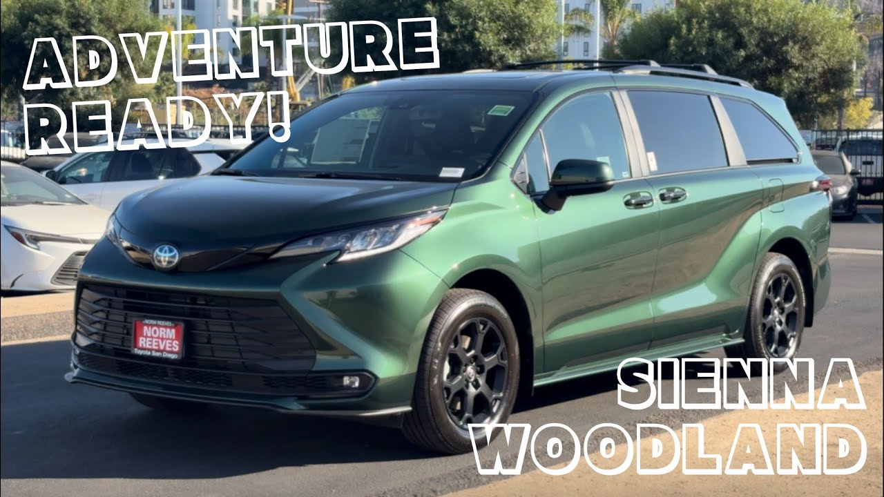 2025 Toyota Sienna Woodland: The AWD Adventure Minivan 🚙