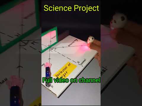 Reflection of Light Science Project #youtubeshorts #shorts #short #shortvideo