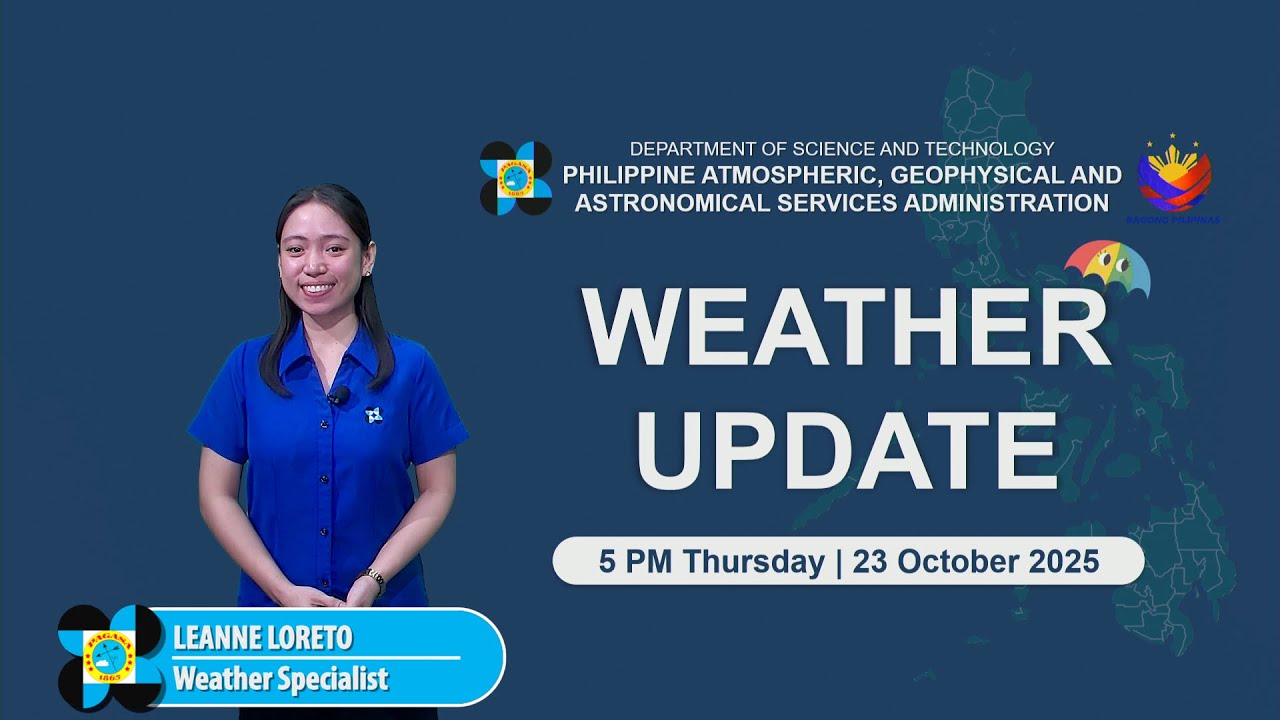 Today’s 5 PM Weather Update for October 23, 2025 ☀️