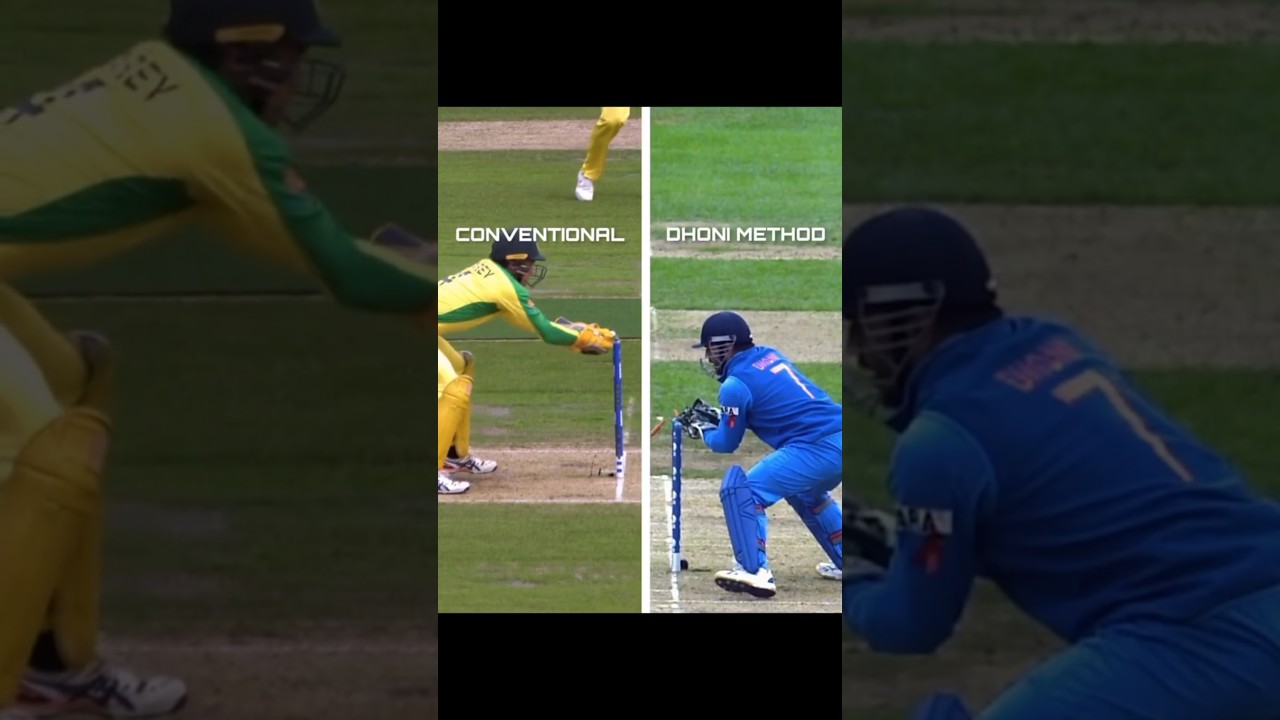 Traditional Wicketkeeping vs Dhoni’s Innovative Style 🧤 – Which One Reigns Supreme?