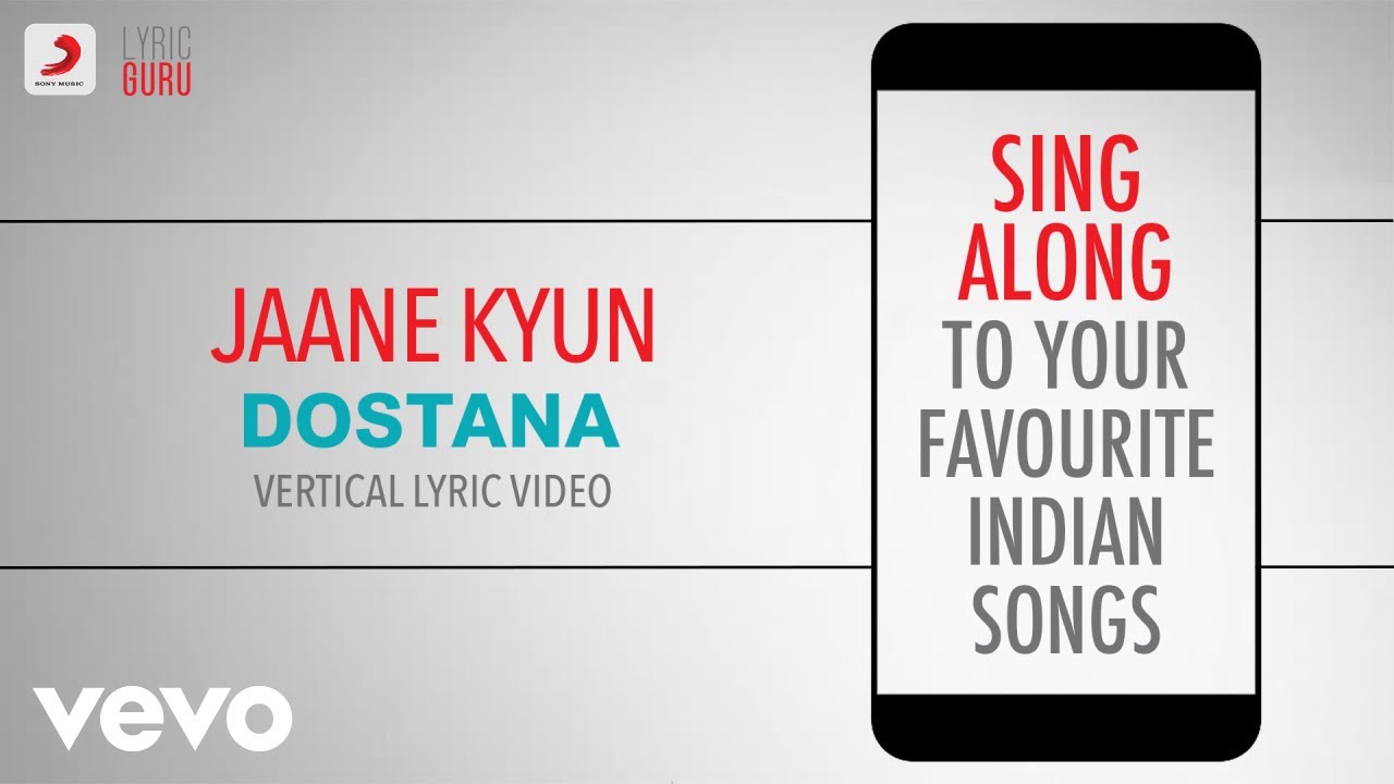 Jaane Kyun - Dostana 🎶 | Official Bollywood Lyrics by Vishal Dadlani & Shekhar | Sing Along Easily