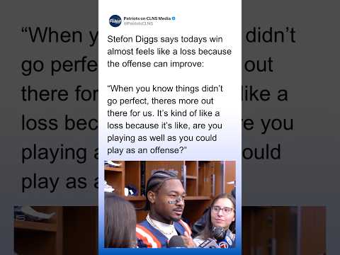 Stefon Diggs says Offense can Improve