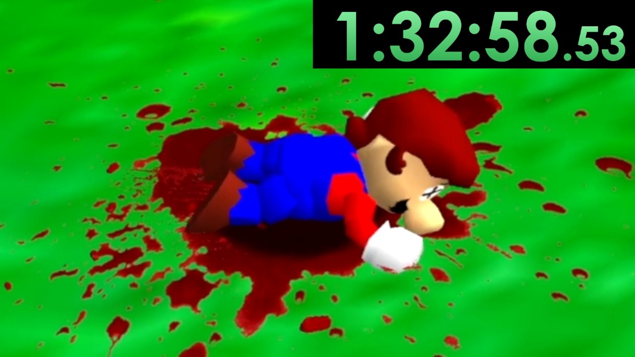 Speedrun Super Mario 64 Gore/Hard Mode 🚀