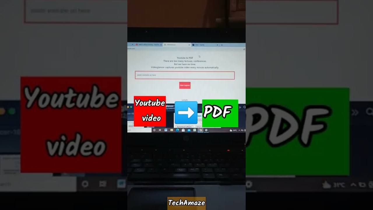 How to Convert YouTube Videos into PDF ๐ | Easy Step-by-Step Guide