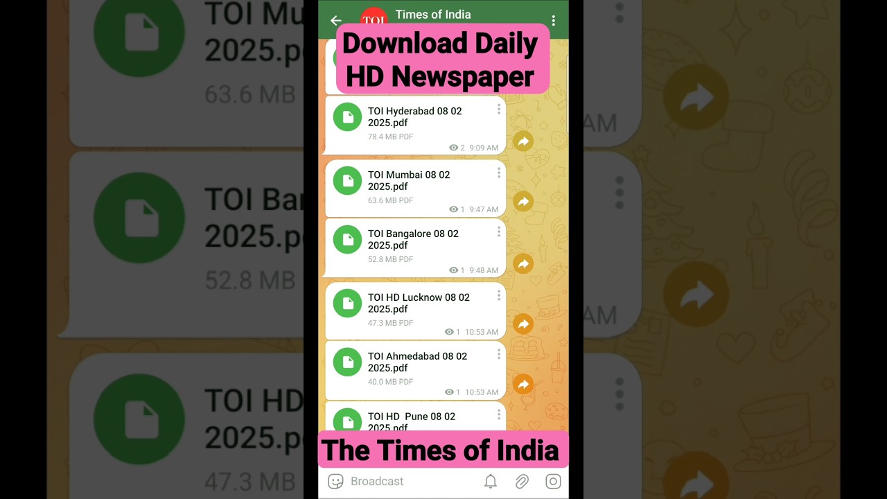 times of india newspaper download pdf | the times of india epaper daily pdf