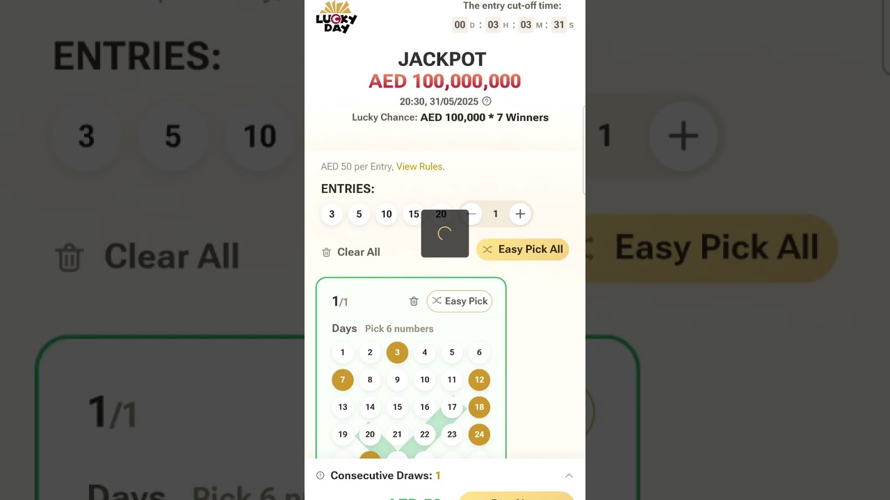 UAE Lottery Draw Results β May 31, 2025