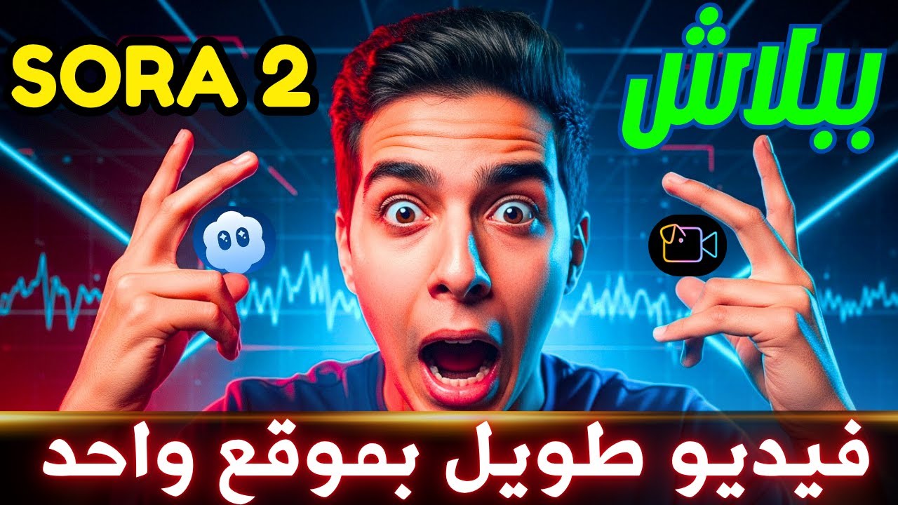 شغّلت Sora 2 مجاناً وصنعت فيديوهات AI طويلة 🔥