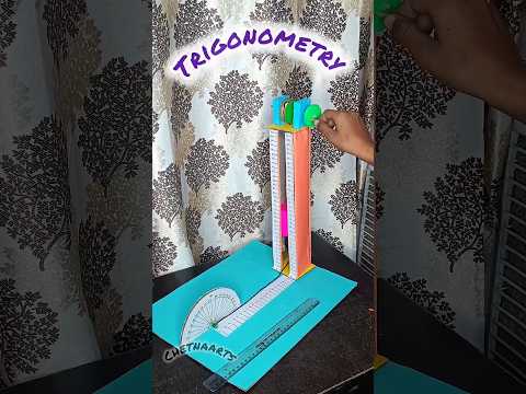 😍 Maths Project Trigonometry #shorts #ytshorts #art