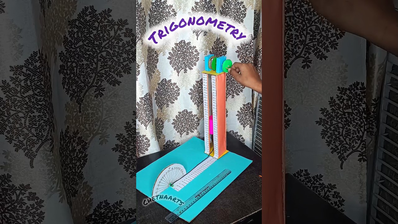 Creative Trigonometry Maths Project for Students 📐 | Quick & Easy Ideas