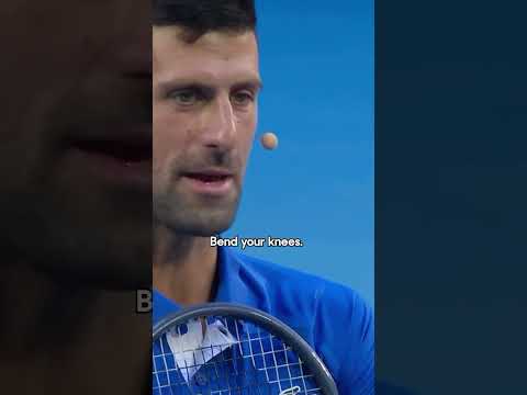 Djokovic making fun of Sabalenka 😂 #joke #atp #wta #djokovic #sabalenka #tsitsipas