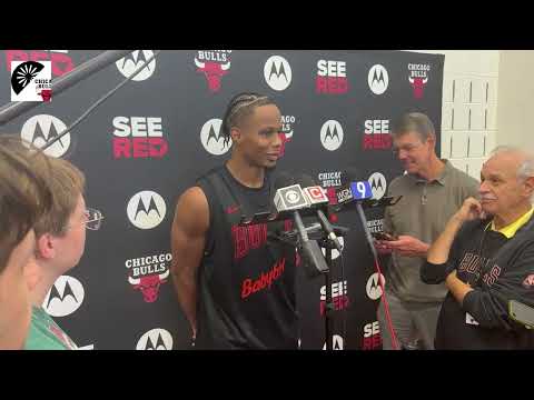 Isaac Okoro Bulls Training Camp Press Conference 9-30-25
