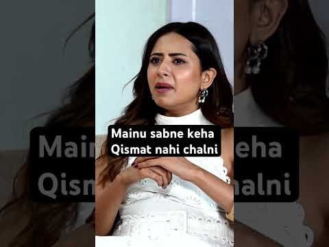 Mainu Sabne keha Qismat Nahi chalni - Sargun Mehta | Sardar’s Take #shorts