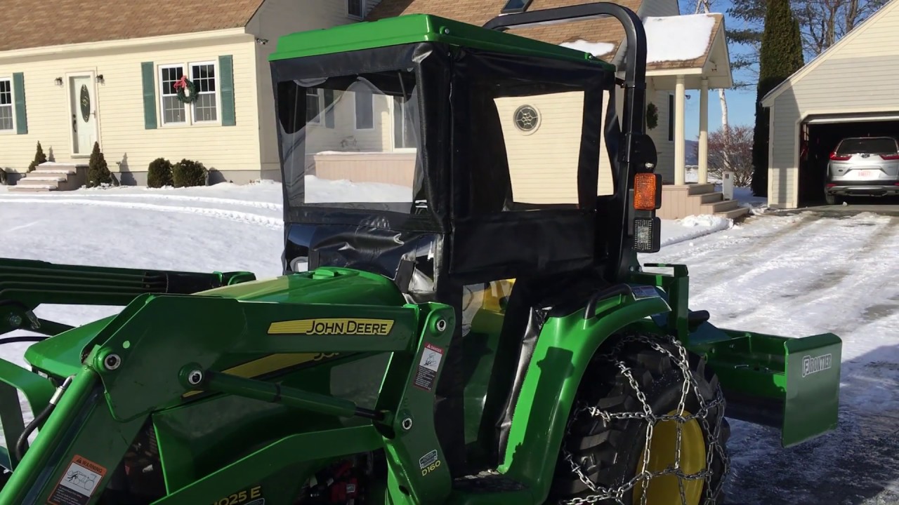 John Deere 3025E Original Tractor Cab