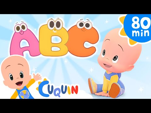 Aprende mayúsculas con la canción del ABC 🔠 y más canciones infantiles para bebés con Cleo y Cuquín