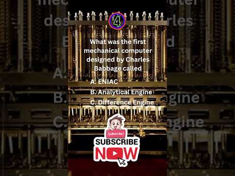 The First Mechanical Computer by Charles Babbage #shorts #shortsfeed