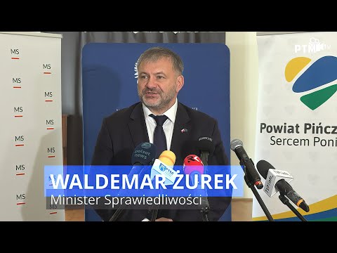 Minister Waldemar Żurek w Pińczowie