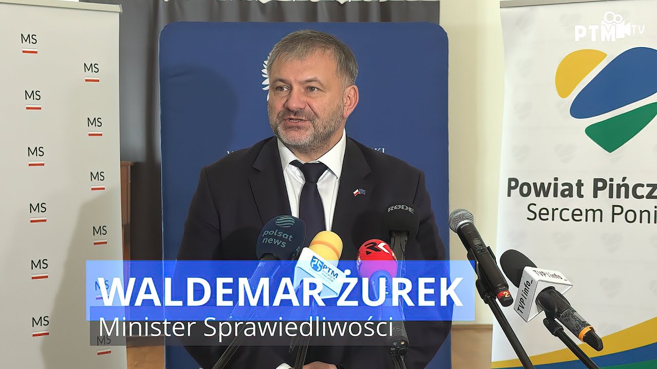 Minister Waldemar Żurek Spotkał się z Mieszkańcami w Pińczowie 🏛️