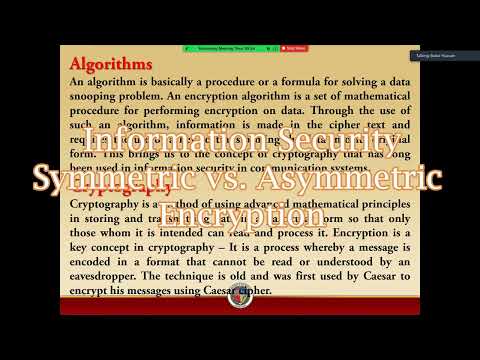 Symmetric vs Asymmetric Encryption Information Security By Sir. Bahar Hussain Urdu/Hindi