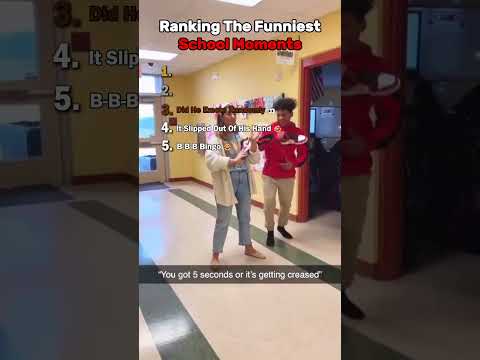 Ranking The Funniest School Moments #best #tiktok #shorts