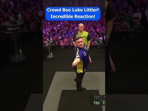 Fans Boo Luke Littler⊠But Look at His Ice Cold Reaction! l Premier League Darts