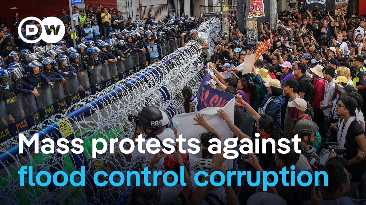 Philippines Protest Corruption Over Flood Projects 🚨