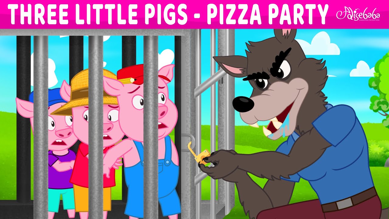 Three Little Pigs' Pizza Party π | Bedtime Fairy Tale