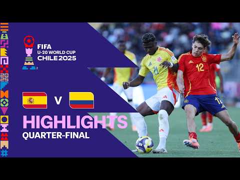 Spain vs Colombia | FIFA U-20 World Cup Chile 2025 Highlights