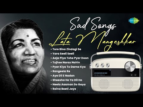 Lata Mangeshkar Sad Songs | Tere Bina Zindagi Se | Yara Seeli Seeli | Old Hindi Songs