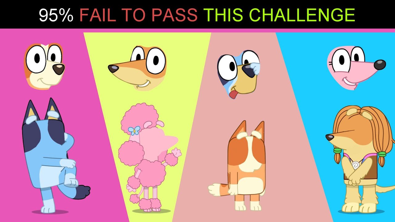 Can You Match Bluey & Friends’ Heads to Their Bodies? 🧩 Fun Puzzle Challenge
