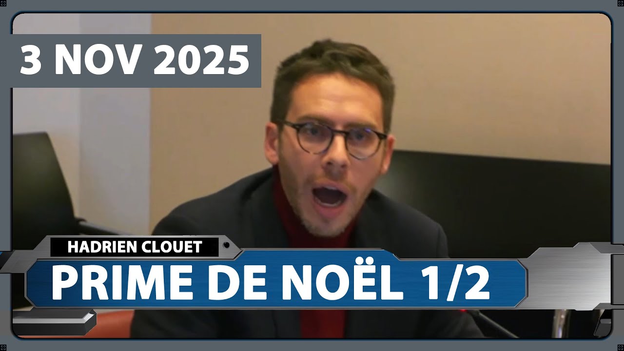 Prime de Noël réduite de moitié : Hadrien Clouet 🎄
