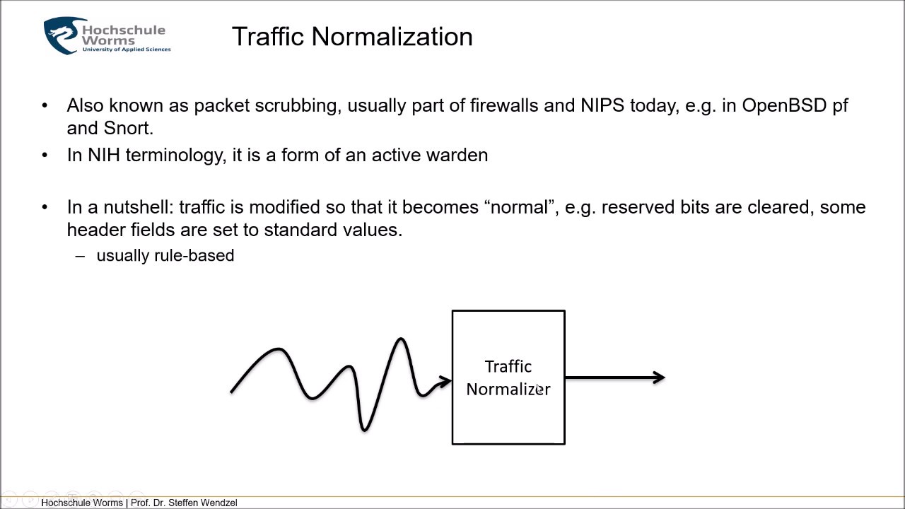 01731, Network Steganography / Network Information Hiding, Chapter 7a Network-level Countermeasures)