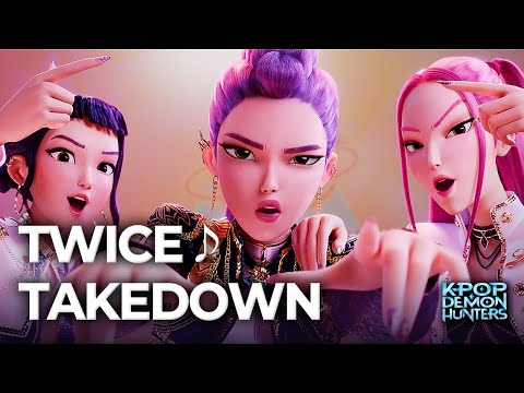 케이팝 데몬 헌터스 OST 🔥 TWICE(트와이스) "TAKEDOWN" MV|가사 해석