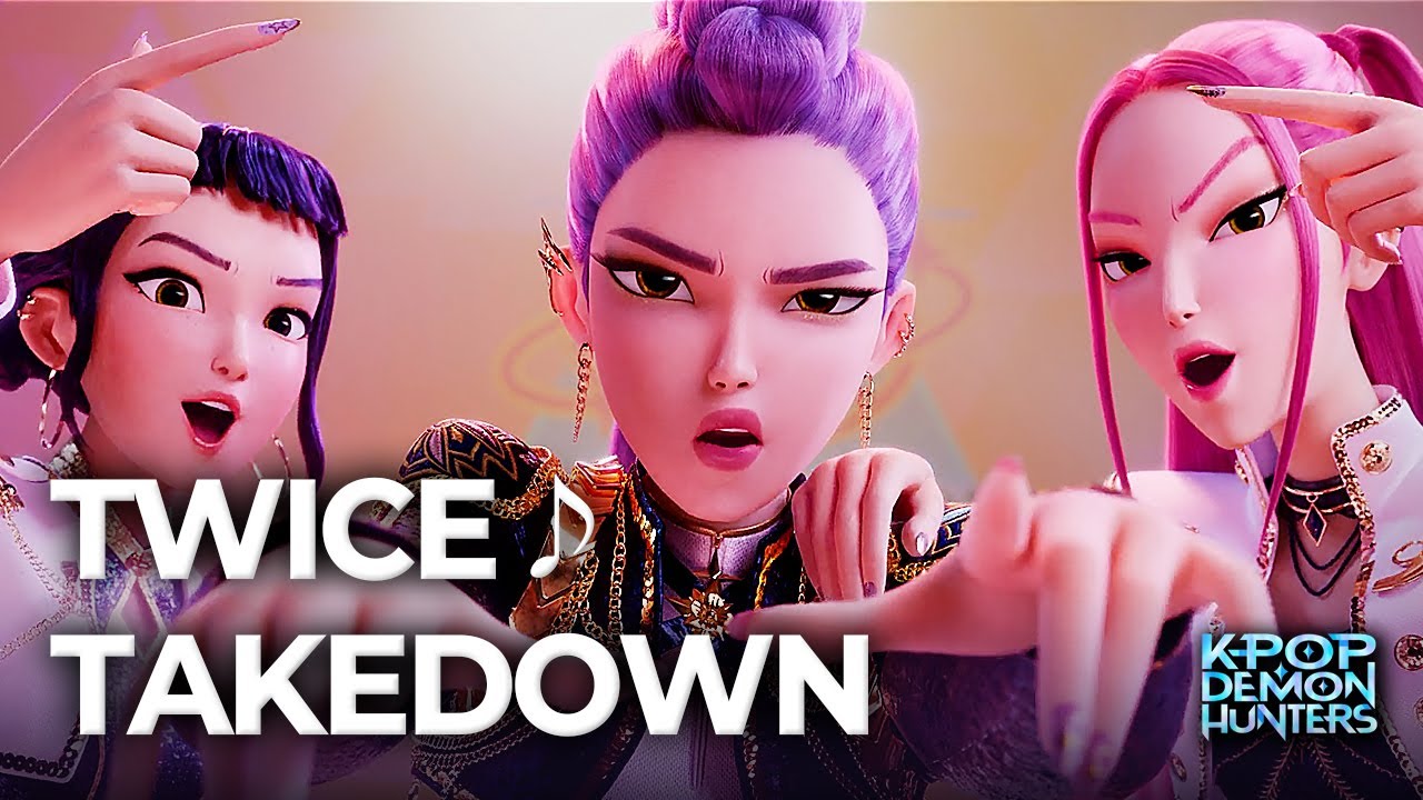 케이팝 데몬 헌터스 OST🔥 TWICE 'TAKEDOWN' MV & 가사 해석