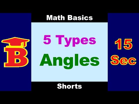 5 Types of Angles