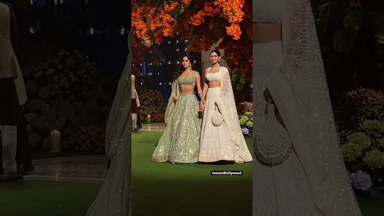 Janhvi & Khushi Kapoor at Ambani’s Event✨