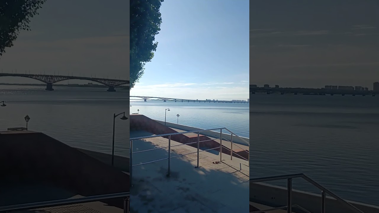 Набережная в Саратове — летний отдых у Волги