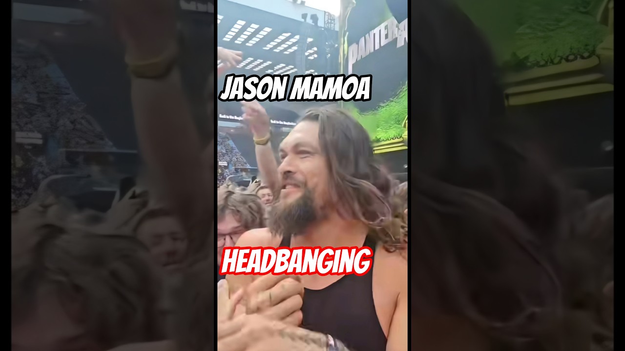 Jason Momoa Rocks Out at Back To The Beginning Festival 🎸