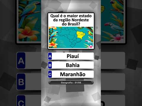 Consegue acertar 6 de 6? Quiz Geografia!