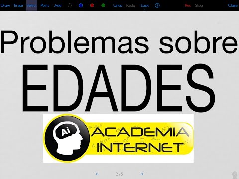 Problemas sobre Edades