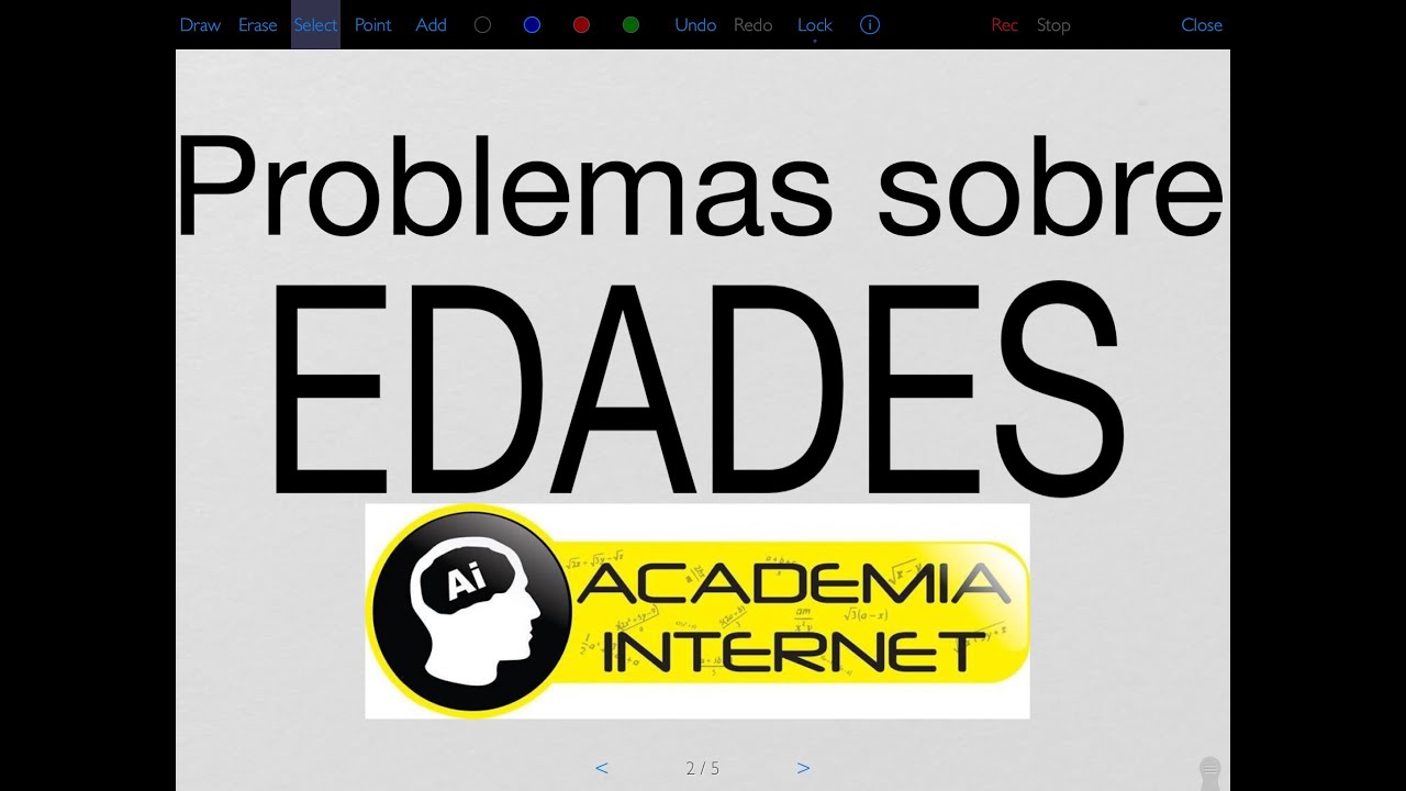 Problemas de Edades: Material de Estudio