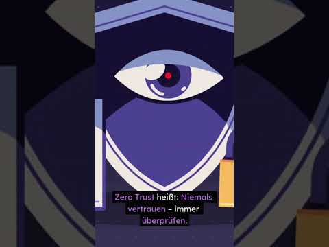 Zero Trust erklärt in 38 Sekunden | Warum Vertrauen gefährlich ist 🔒