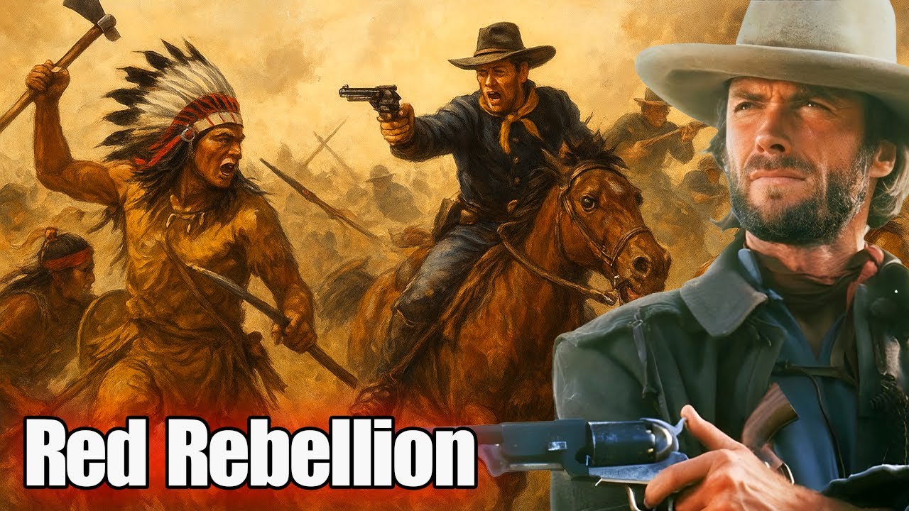 Red Indian Attack | Classic Western War Film 🎬