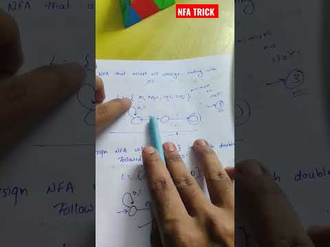✍️NFA easy Trick | Make mashine diagram from language easily| Strings trick for theory  computation