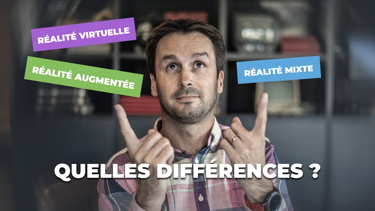 VR, AR et MR : différences en 2 min ⏱️