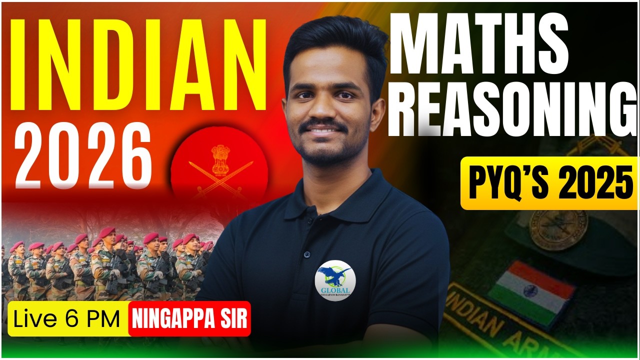 Agniveer Army 2026 Maths & Reasoning in Kannada 📚