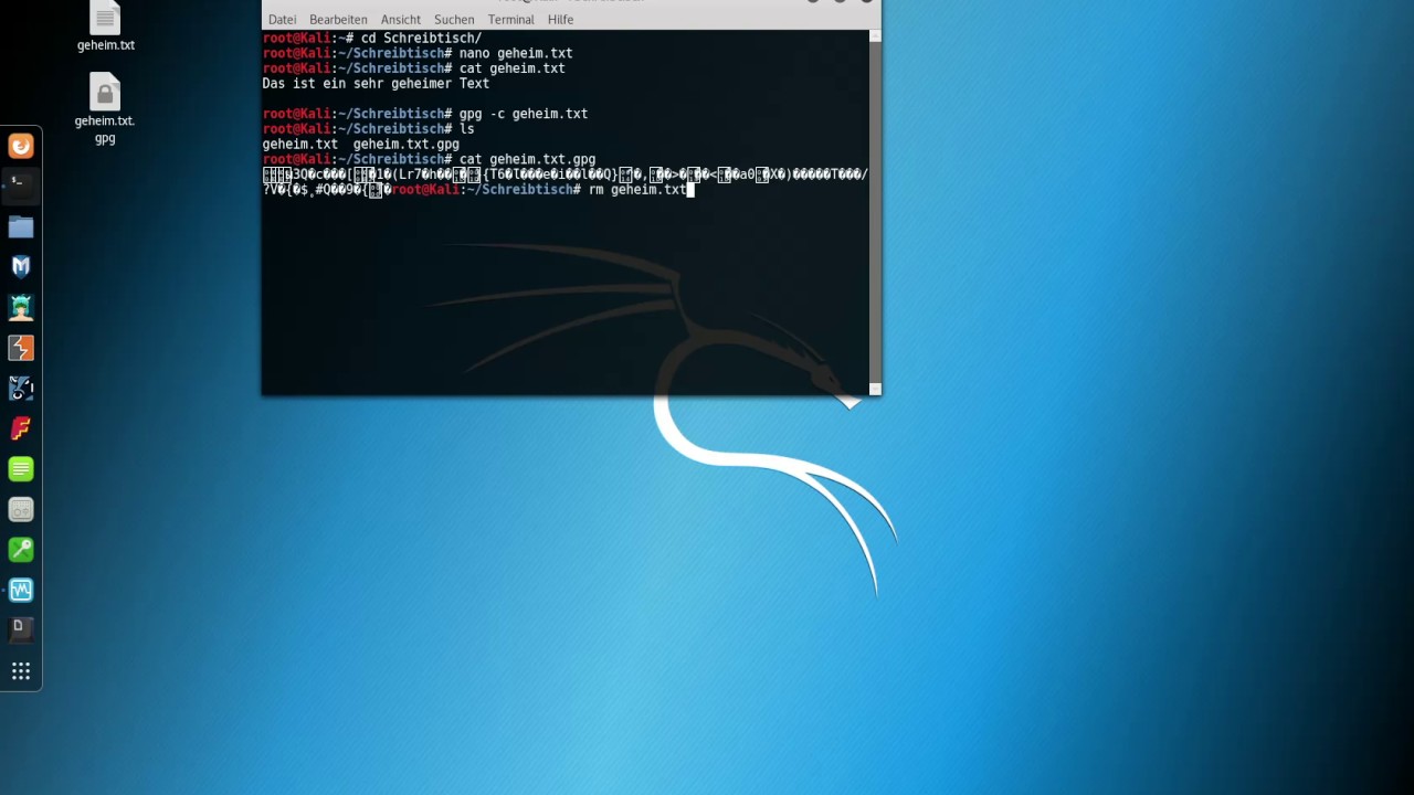 Dateien mit GPG symmetrisch verschlüsseln und entschlüsseln